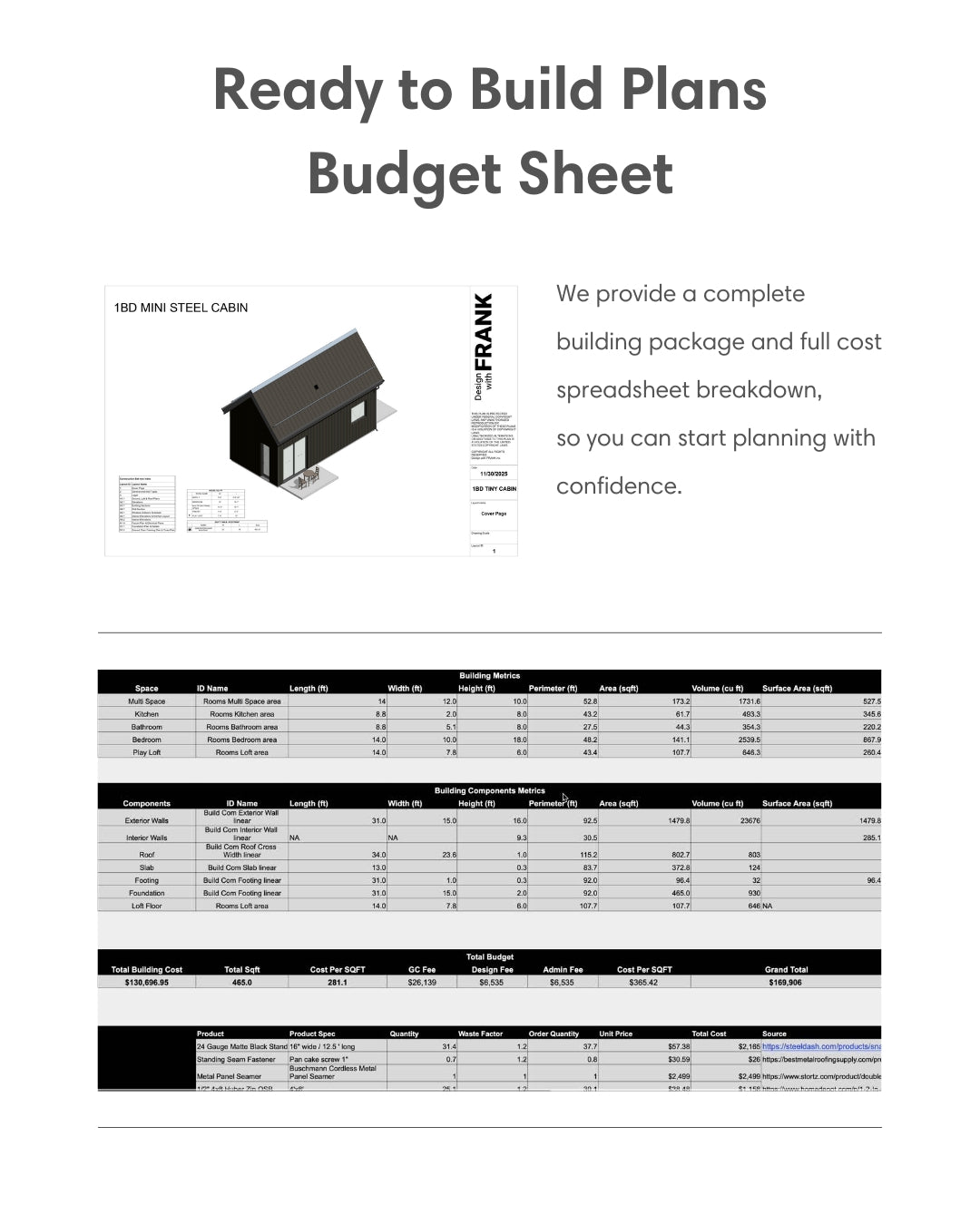1 Bedroom Micro Steel Cabin/ADU