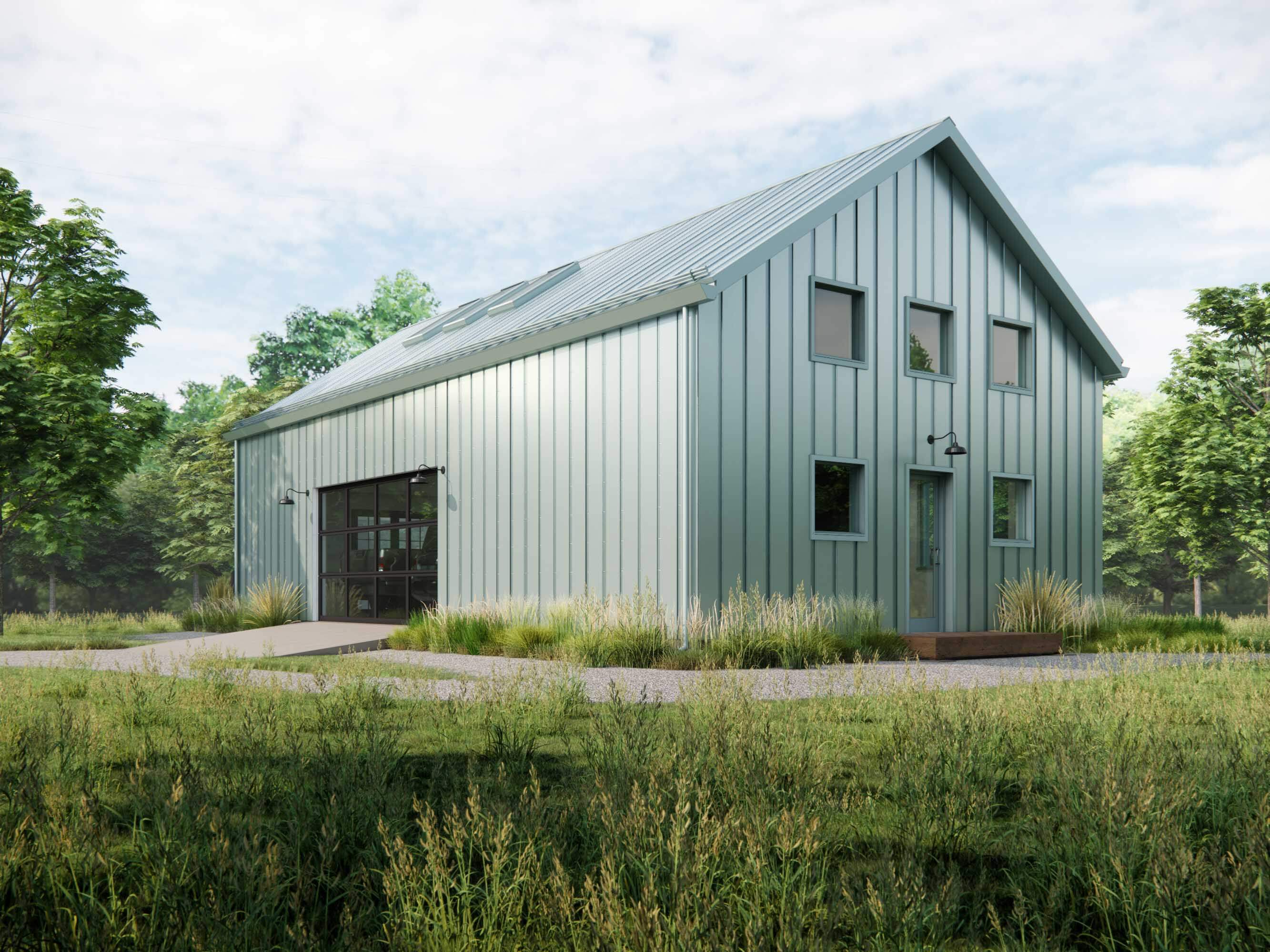 garage plan with extra living space