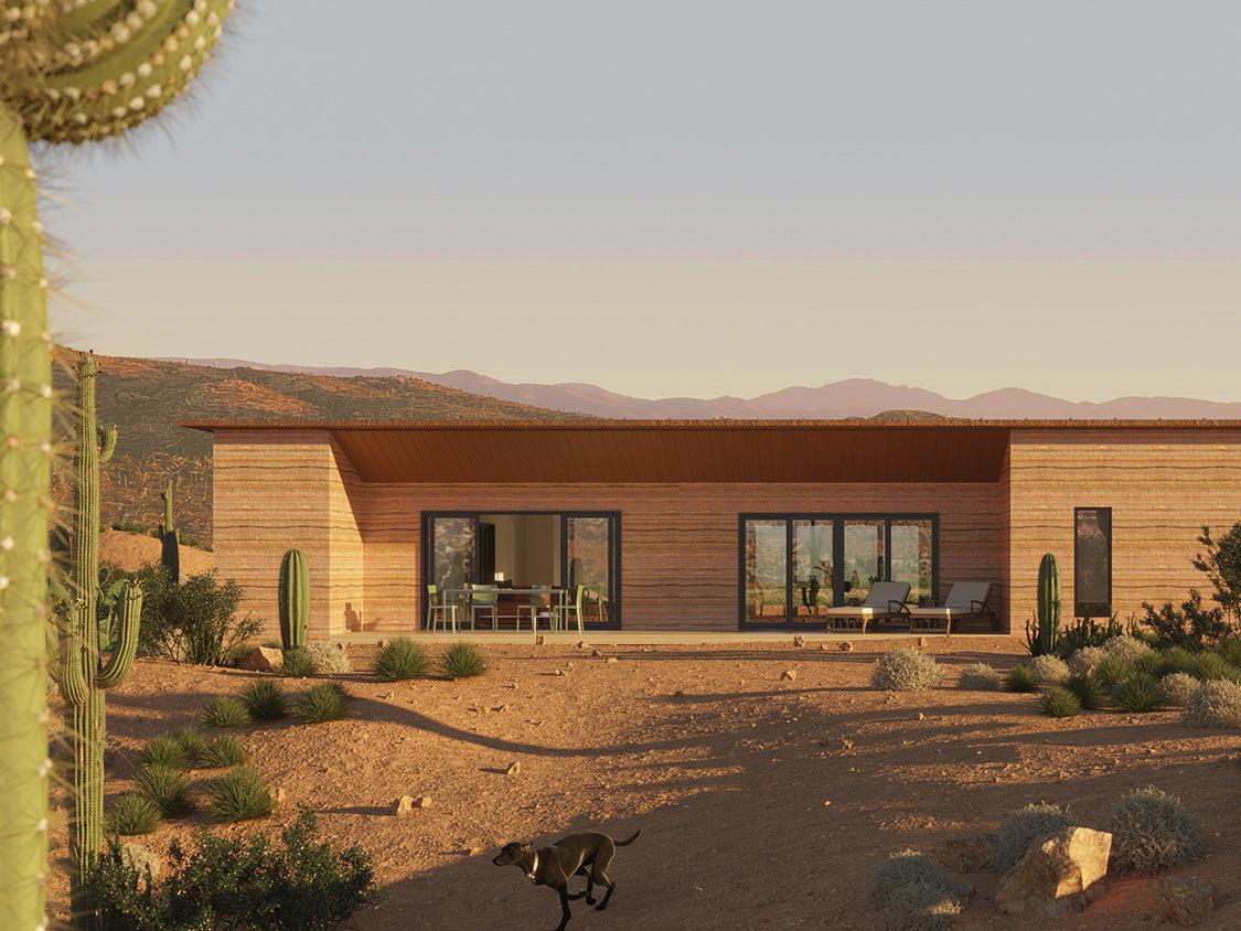 Rammed Earth House in California