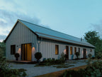 Super Green house plan diagram — passive-house-inspired single story modern home layout