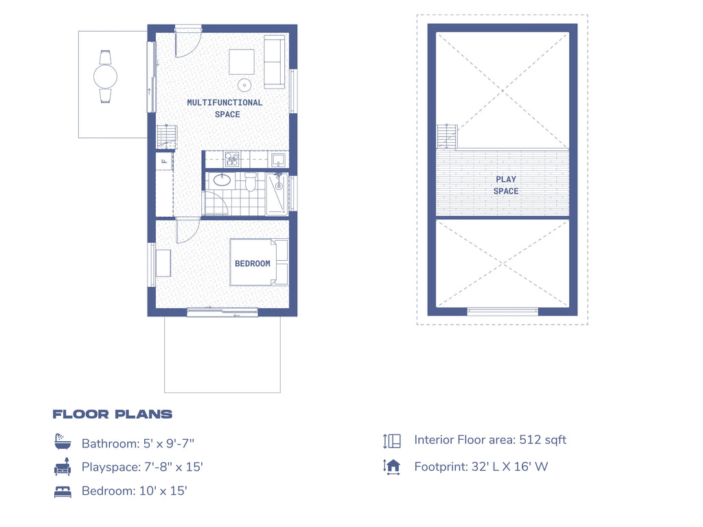 1 Bedroom Micro Steel Cabin/ADU