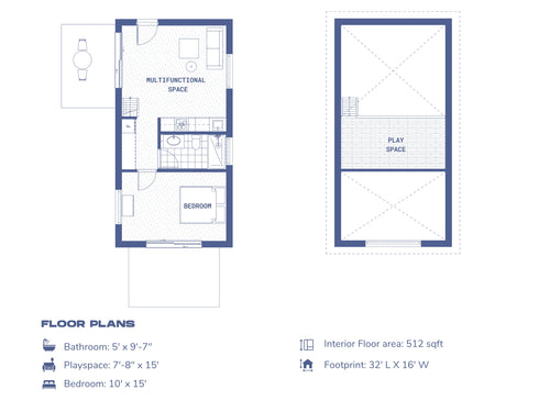 1 Bedroom Micro Steel Cabin/ADU