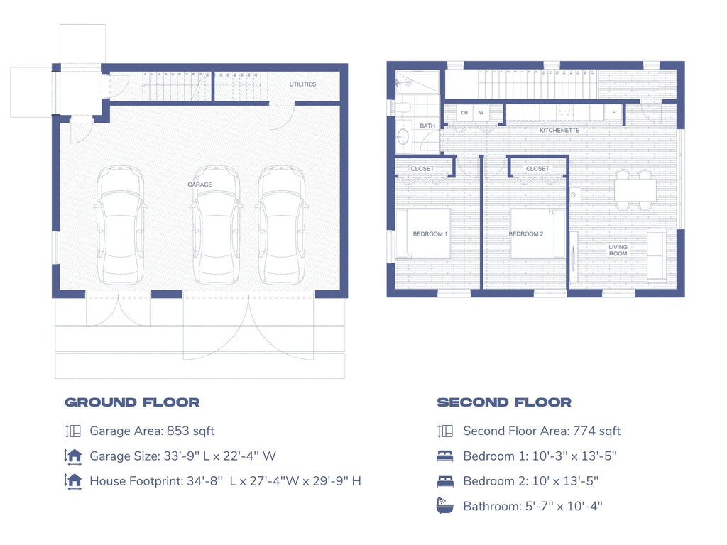 Black Cedar Garage Apartment with 3-Car