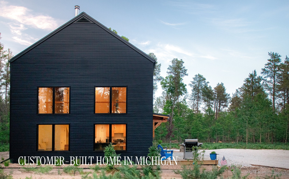 2 Bed 2 Bath Lavender Cabin House Plan with Loft - 832 sqft